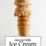 almond milk ice cream pin
